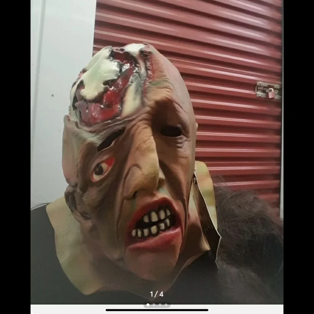 NW VINTAGE 1997 MELTDOWN MASK Latex Prop by Monster Costume Mask ILLUSIONS